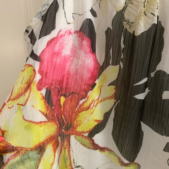 Madison Paige Sleeveless Sheer Shell/Lined Sz M - Picture 2 of 9